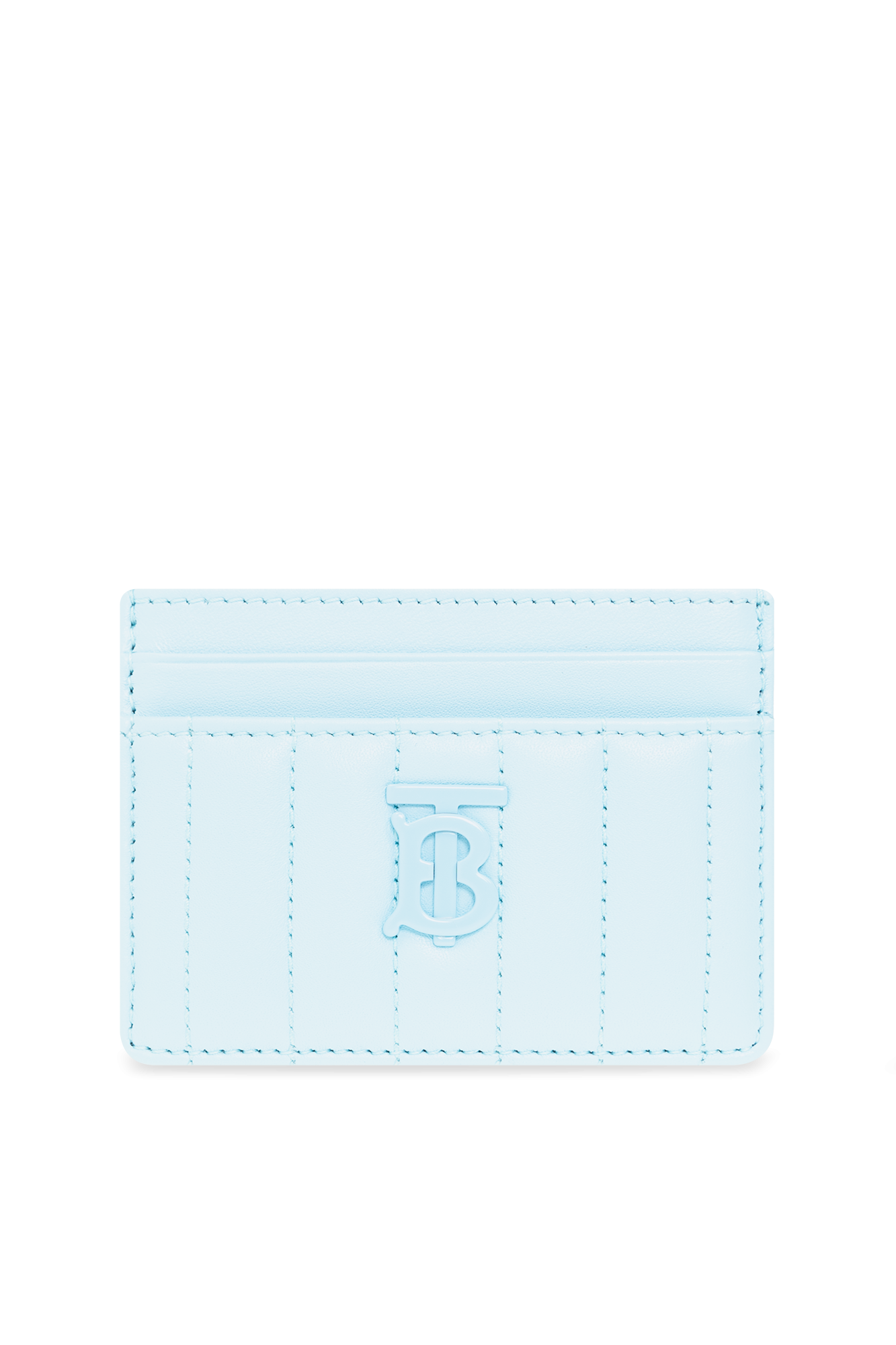 Light blue Leather card case Burberry Vitkac GB